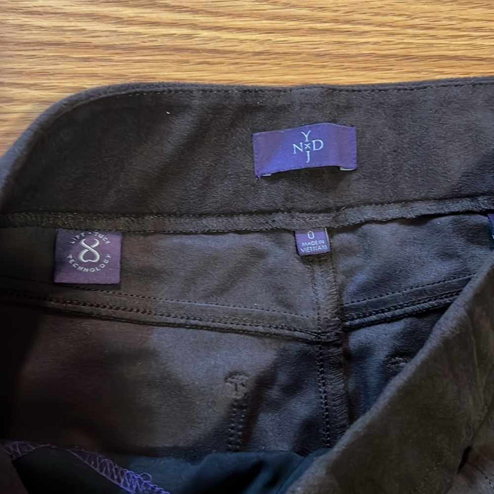 NYDJ Brown Suede Pants - Picture 3 of 4